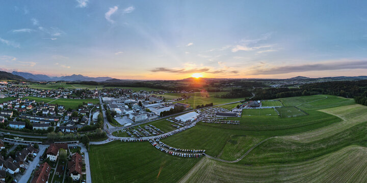 Sonnenuntergang Eugendorf