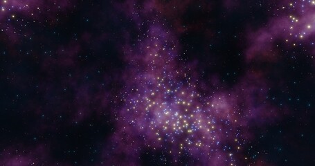 Obraz na płótnie Canvas Nebula background. Galaxy in the universe. 3d rendering.