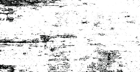 Monochrome texture composed of irregular graphic elements. Distressed uneven grunge background. Abstract vector illustration. Overlay for interesting effect and depth. Isolated on white background.