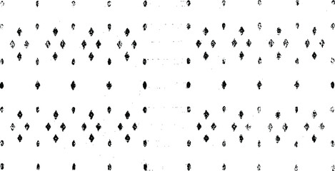 Small uneven spots and particles of debris. Abstract vector texture. Distressed uneven background. Grunge texture overlay with fine grains isolated on white background. Vector illustration. EPS10.