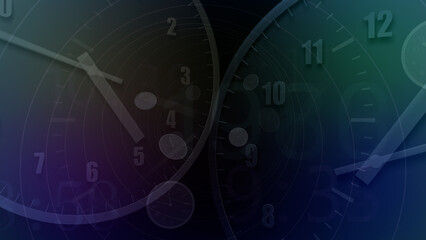 Time flow images with analog clock Background. - obrazy, fototapety, plakaty