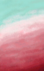 blue red background of watercolor illustration. gradient , imitation of sand