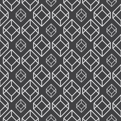 geometric simple cube seamless pattern