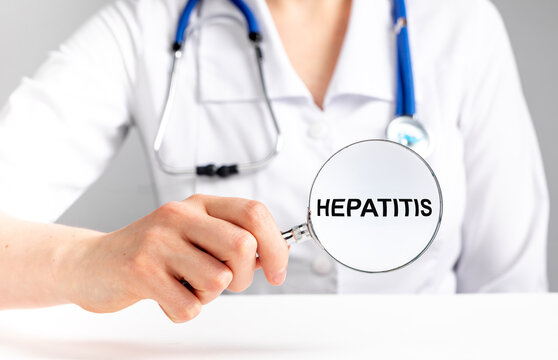 hepatitis word, liver disease concept. High quality photo