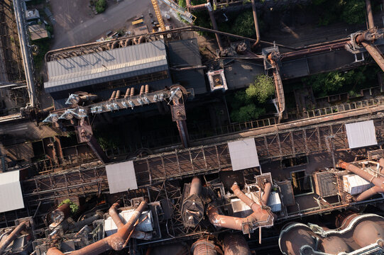 Travel German industrial culture Historical sight in Voelklingen Saarland