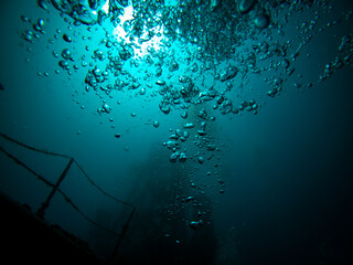 Wreck diving art
