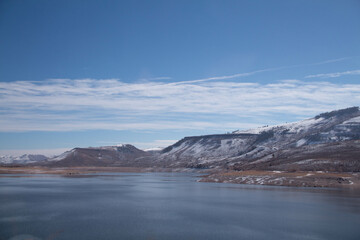 lake in the mountains