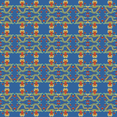 seamless pattern with dragon