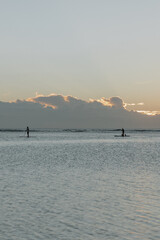 Fototapeta premium Sunset Surfing