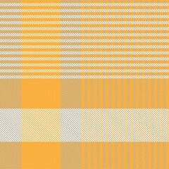 Orange Asymmetric Plaid textured Seamless Pattern