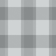 Black and White Asymmetric Plaid textured Seamless Pattern