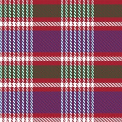 Red Asymmetric Plaid textured Seamless Pattern