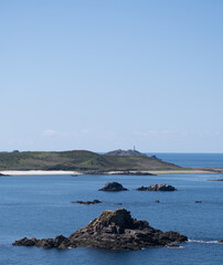beach on st martins Isles of Scilly cornwall uk 