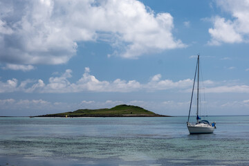 yachting in the scilly isles cornwall england uk 