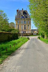 Fototapeta na wymiar Dampsmesnil; France - april 23 2022 : picturesque village