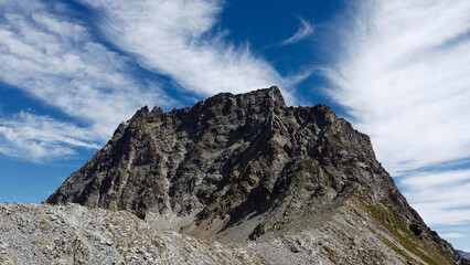 Mountain in the engadine.