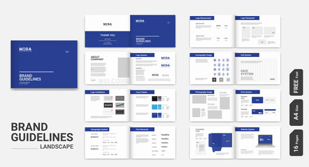 Landscape Brand Guidelines Design Brand Guideline template Brand Guidelines Landscape Brand Style Guidelines Brand Manual