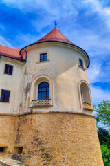Fototapeta premium Brezice medieval castle in Mokrice Slovenia.