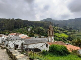 Fototapeta na wymiar Iglesia de San Andrés de Teixido en Cedeira, Galicia