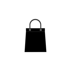 Shopping bag icon logo free vector