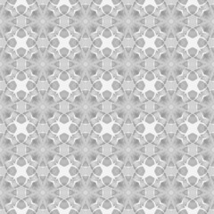Mosaic seamless pattern. Black and white