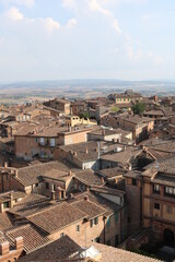 Cidade medieval de siena, Itália 
