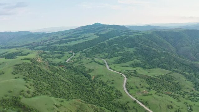 Babash-Ata, Arstanbap, Tien Shan Mountains, Kyrgyzstan, aerial shot