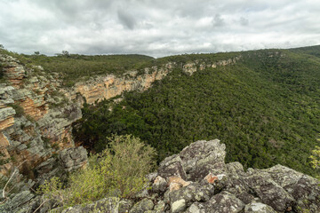 Fototapeta na wymiar natural landscape in the city of Ituaçu, State of Bahia, Brazil