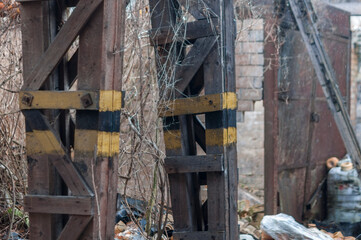 Old abandoned pottery and brick factory in Kladno, Czech Republic