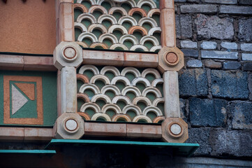 Old abandoned pottery and brick factory in Kladno, Czech Republic