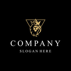 luxury lion design logo inspiration