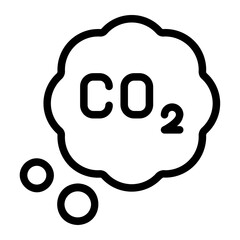 co2 line icon