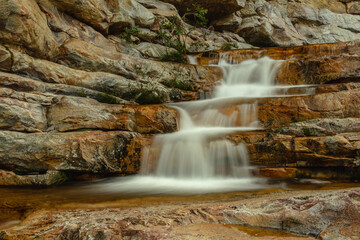 waterfall in the city of Ituaçu, State of Bahia, Brazil