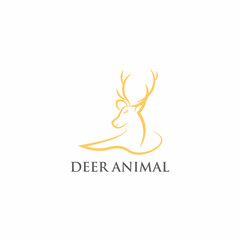 Deer animal logo