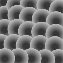 Dark and light gray gradient circle bunch backgrounds. Available for text and quote. Suitable for wallpaper, poster, backdrop, presentation, promotion, advertising, etc.