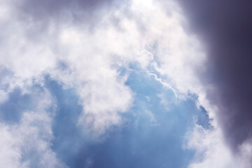 Fototapeta na wymiar Blue Sky Cloud Fine Weather Environment