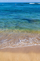 Beach on the island of Oahu