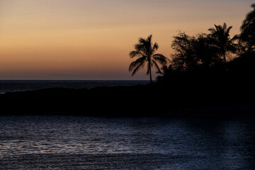 Fototapeta na wymiar The island of Oahu in Hawaii