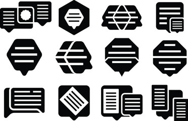 New Message, Bubble Speech Chat. Message Chatting