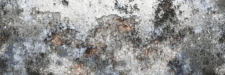 Grunge iron plate. Industrial metal background. 3d rendering
