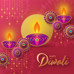 Happy diwali, deepavali the indian festival
