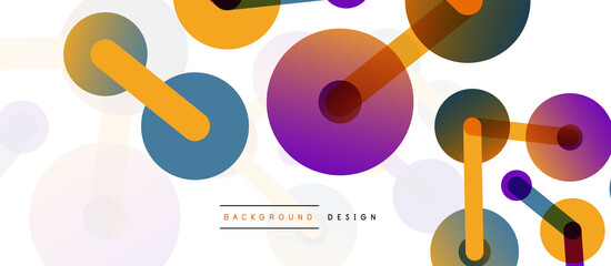 Network concept abstract background. Dots connection. Big data idea. Business template for wallpaper, banner, background or landing