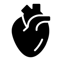 heart glyph icon