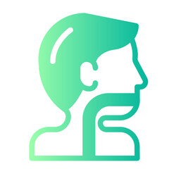 esophagus gradient icon
