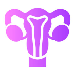 uterus gradient icon