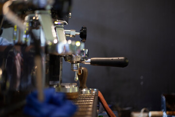 Coffee Machine in cafe.