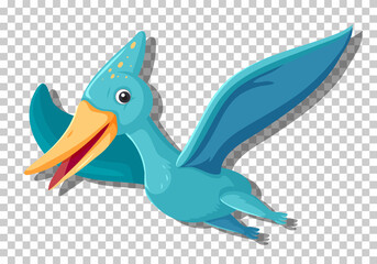 Cute pteranodon dinosaur isolated © blueringmedia