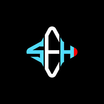 SEH letter logo creative design with vector graphic