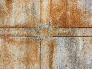 Rusty metal plate texture for background