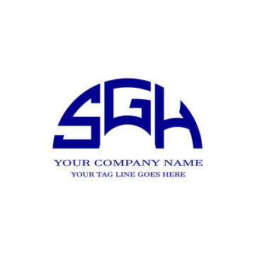 SGH letter logo creative design with vector graphic